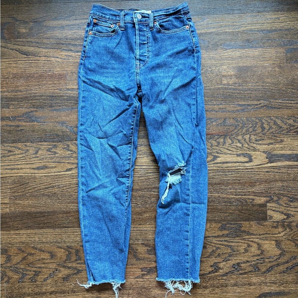 Levi's Blue Wedgie Straight Jeans